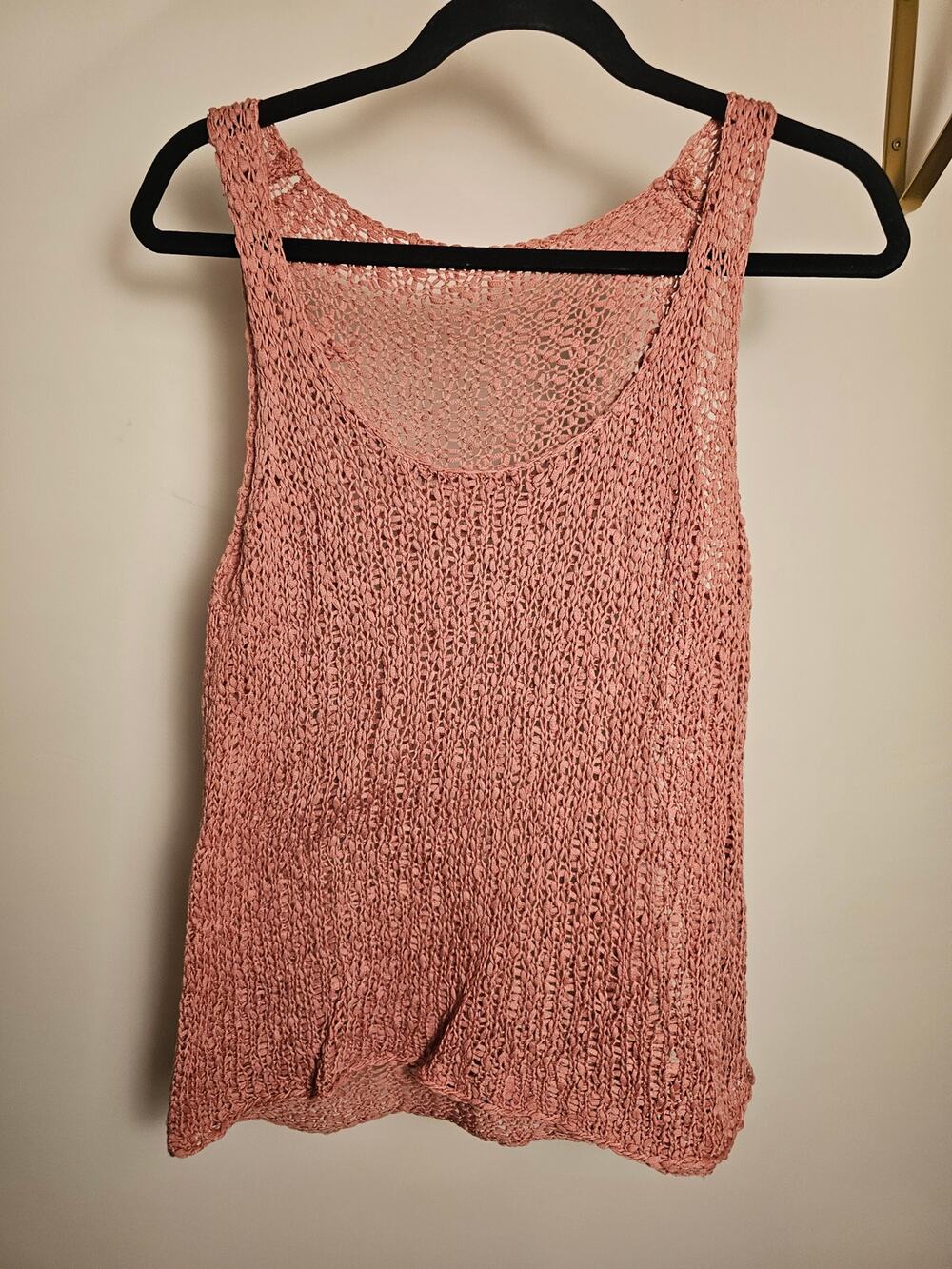 Eileen Fisher 100% Cotton Textured Sweater Tank